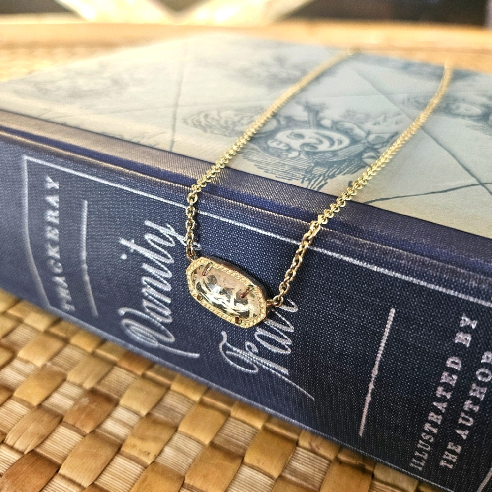 Kendra Scott Elisa Necklace Clear